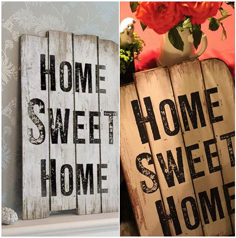 home sweet home tekstbord wedstrijd decoratie hout mdf interieur