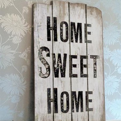 em2726 home wseet home rustiek tekst bord cadeau kado online metaal deco decoratie