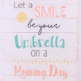 em6099 let a smile be your umbrella on a raining day